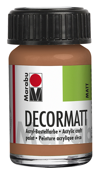 Metallic Copper Decormatt Acryl Acrylic Paints - 787 - Metallic Copper Paint,  Metallic Copper Color, Marabu Decormatt Acryl Paint, C46342 