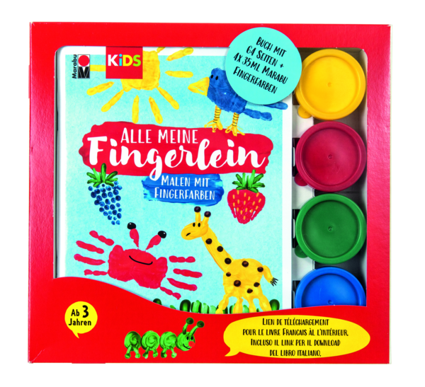 Mal-Set f/ür Kinder Fingermalfarben Creative Deco Kinder-Farben Fingerfarbe 8 Sperrholzplatten mit 12 Farben /& 2 Pinsel 20 ml Mehrfarbige Becher Zeichnungen Bereit zum Einf/ärben