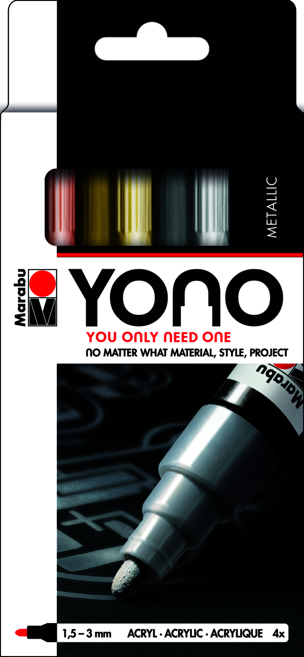 MARABU - Marqueur acrylique YONO 1.5 - 3 mm Lumi…