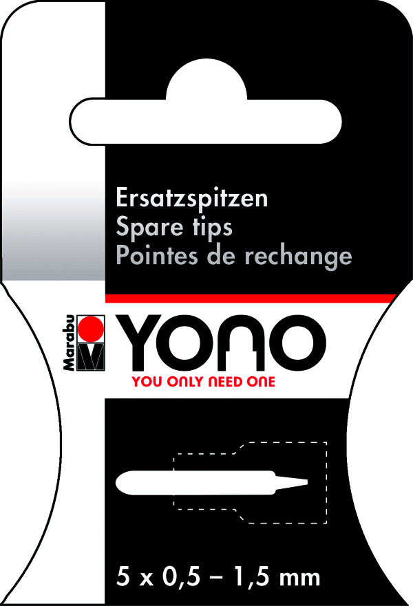 Marabu Neon Yono Markers 4-Pack Glitter